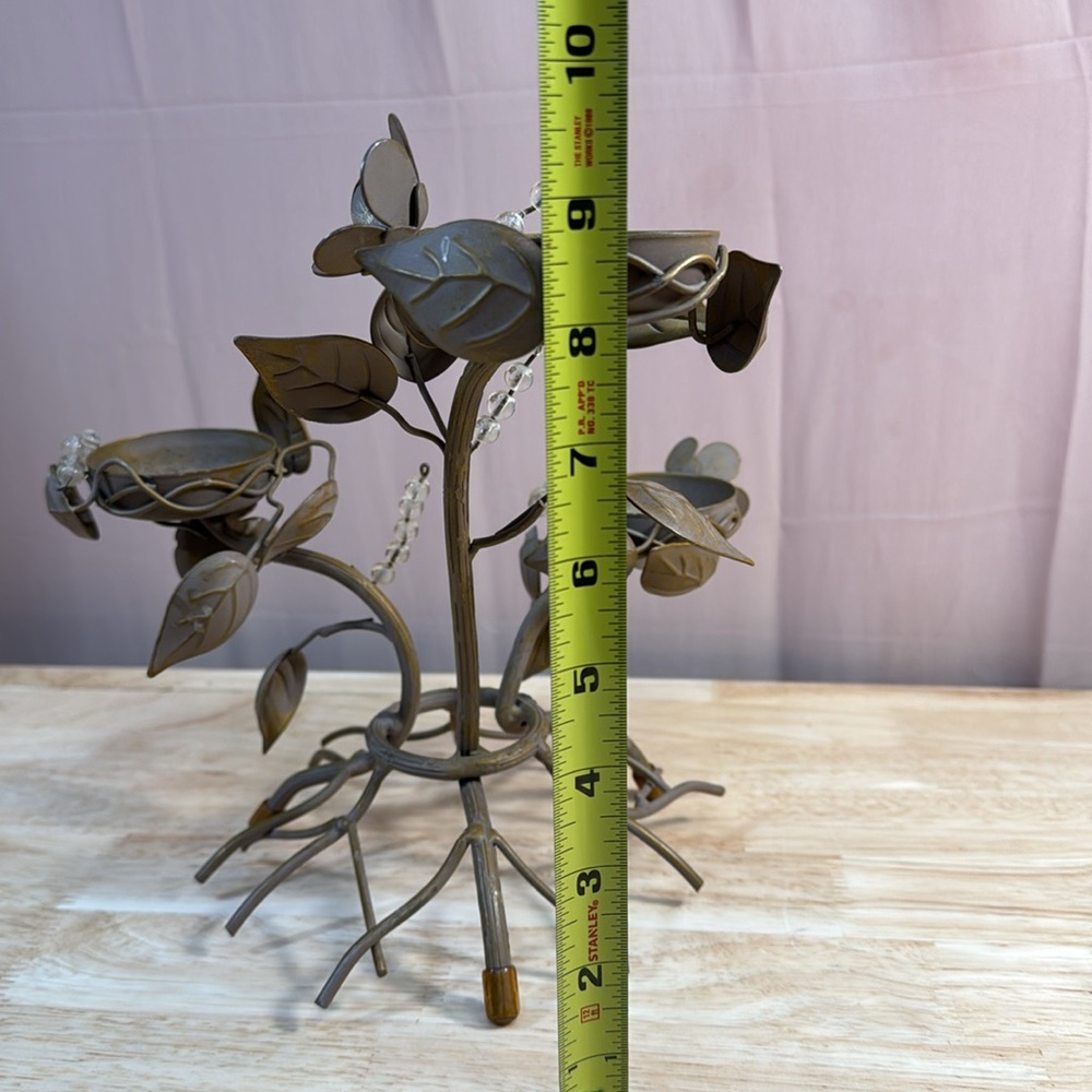 PartyLite Vintage Rustic Bird Nest tealight/votive  holder - Picture 3 of 11